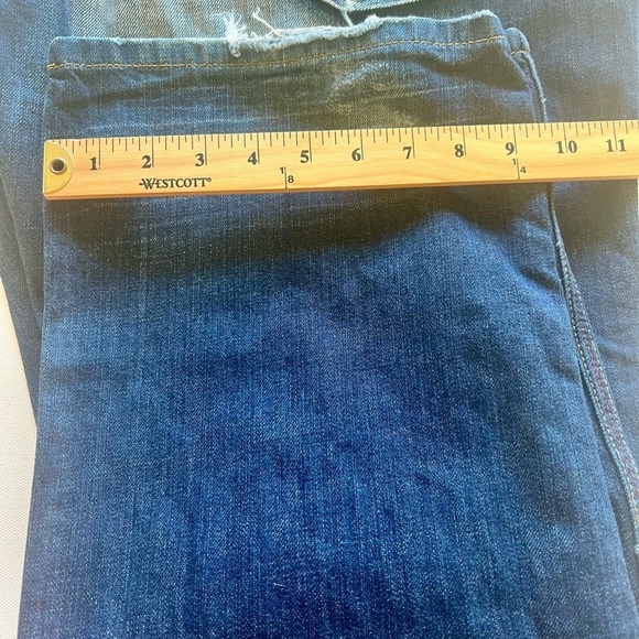 EUC Mens Akademiks Native Warriors Indian Dark Blue Jeans 38x32🐎🐎 (D3) - Picture 2 of 13